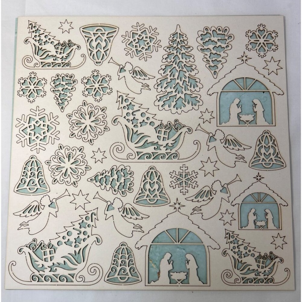 Mintay Chippies Chipboard Decor Elements Christmas Misc Set MT-CHIP2-D36